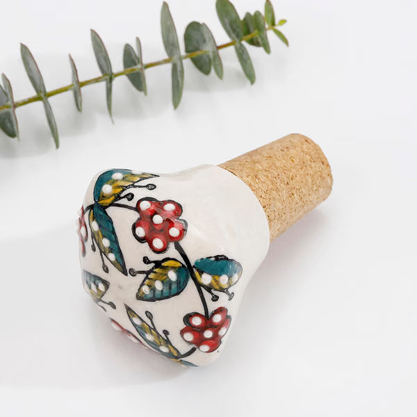 Floral Bloom Personalized Glass Water Bottle