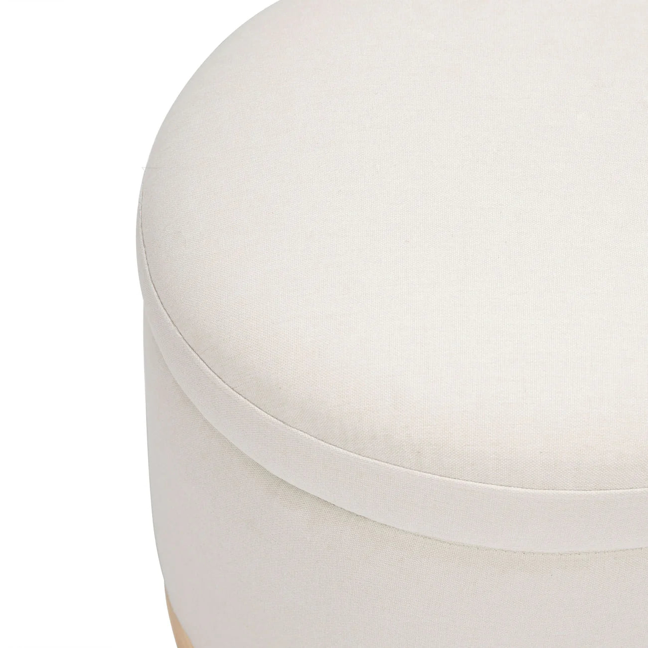 Snow White Nordic Halo Storage Leatherette Kids Pouffe