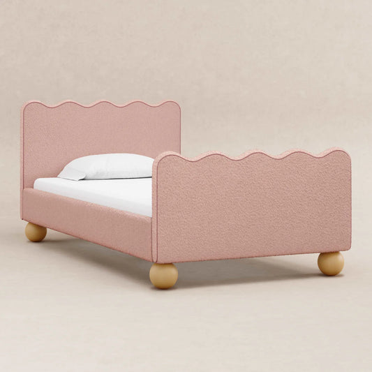 Princess Glow Pink Boucle Kids Small  Storage Bed