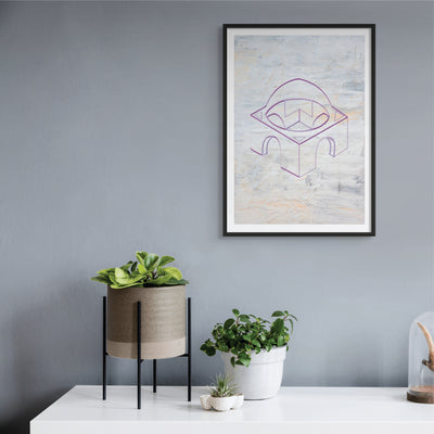 Islamic Tomb Wall Painting Canvas