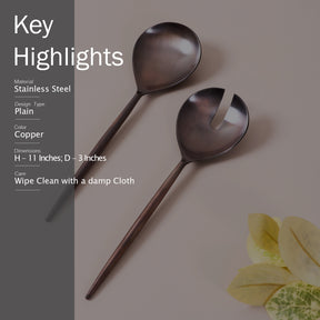 copper serving spoon online