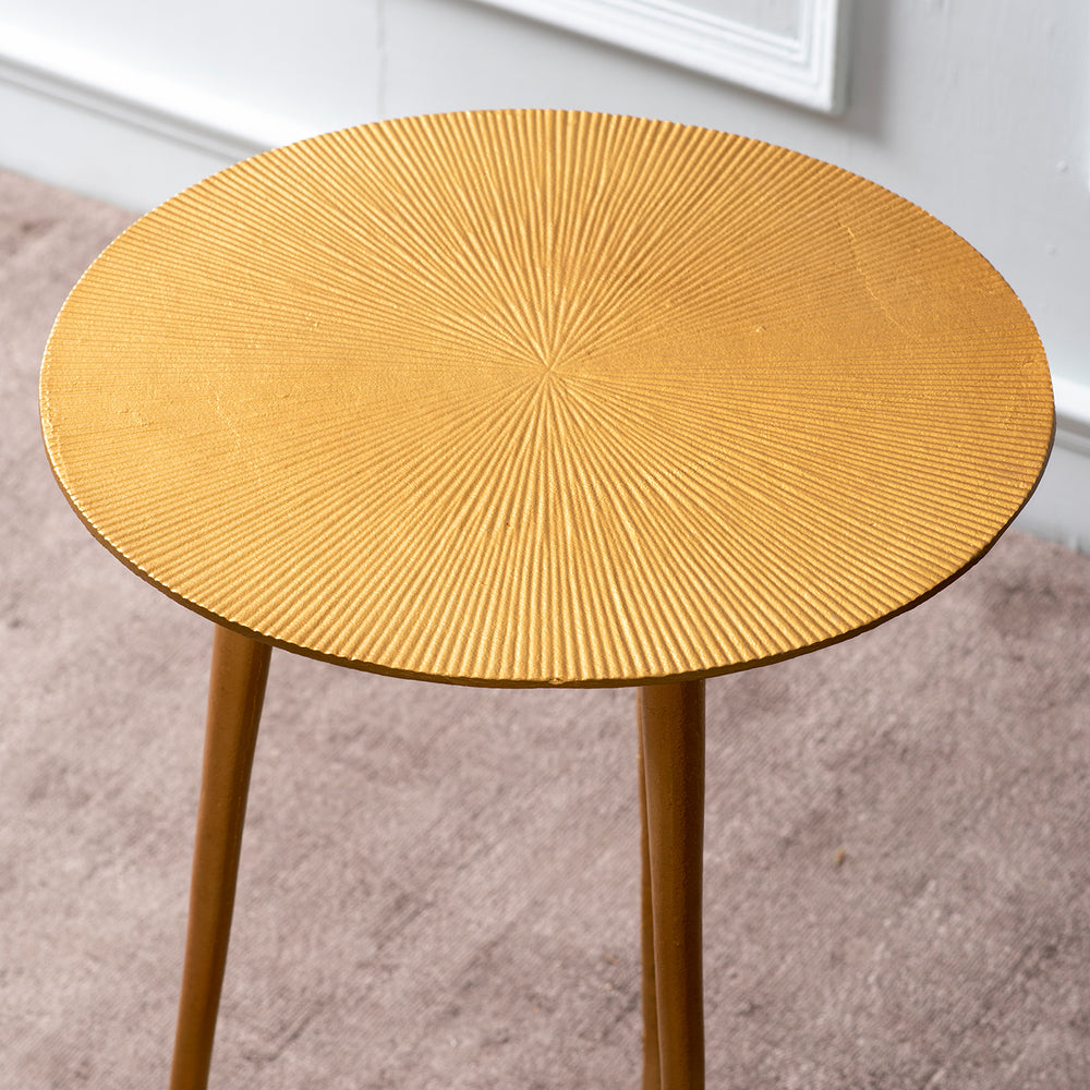 Buy Online Aluminium Side Table Online Sofa Side Table Gold lines