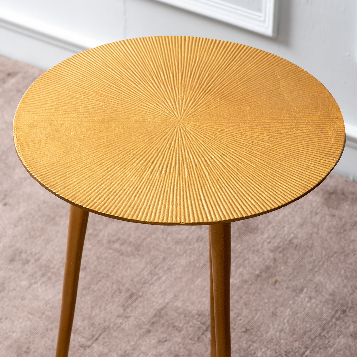 Buy Online Aluminium Side Table Online Sofa Side Table Gold lines