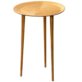 aluminium gold sofa side table
