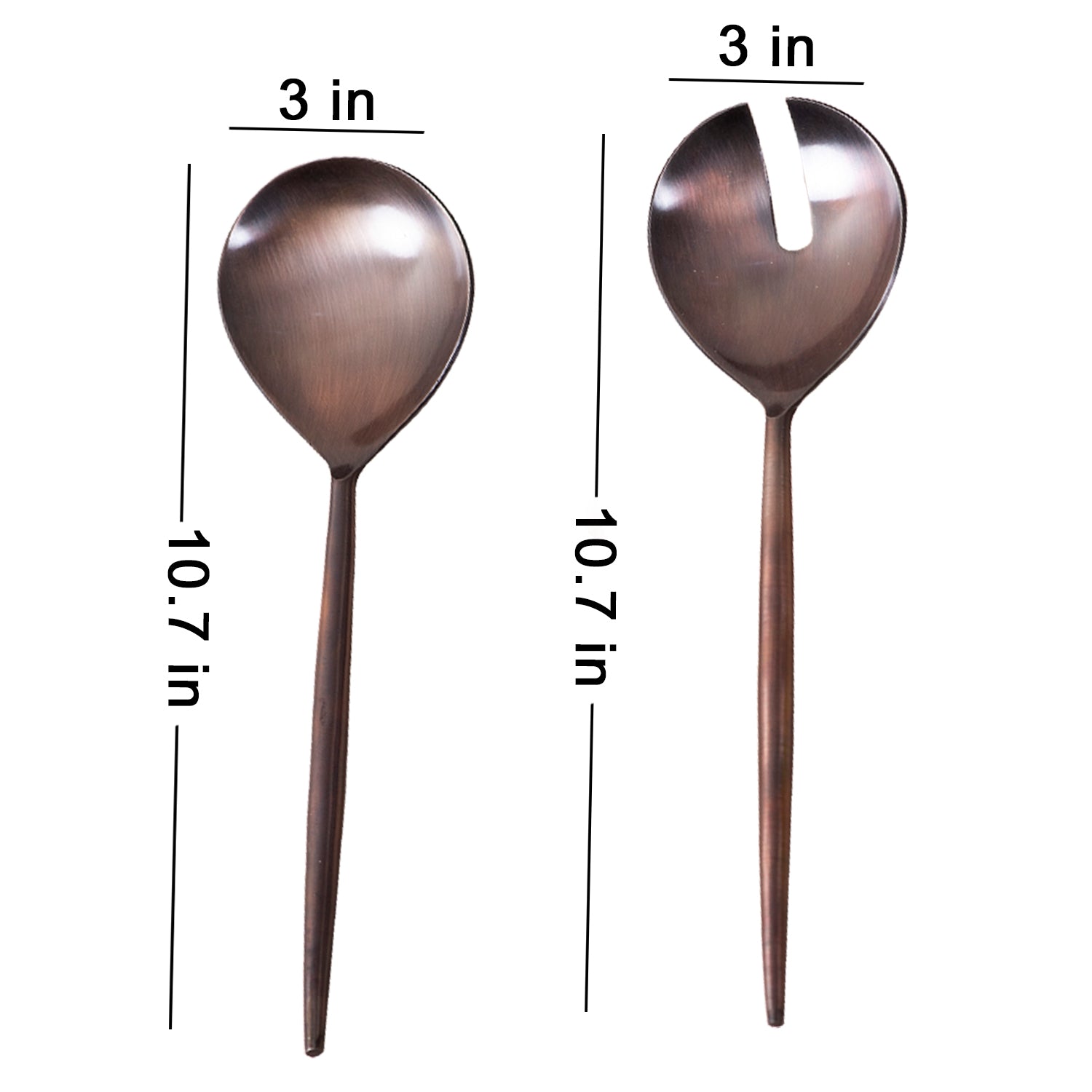 buy copper serving spoon online