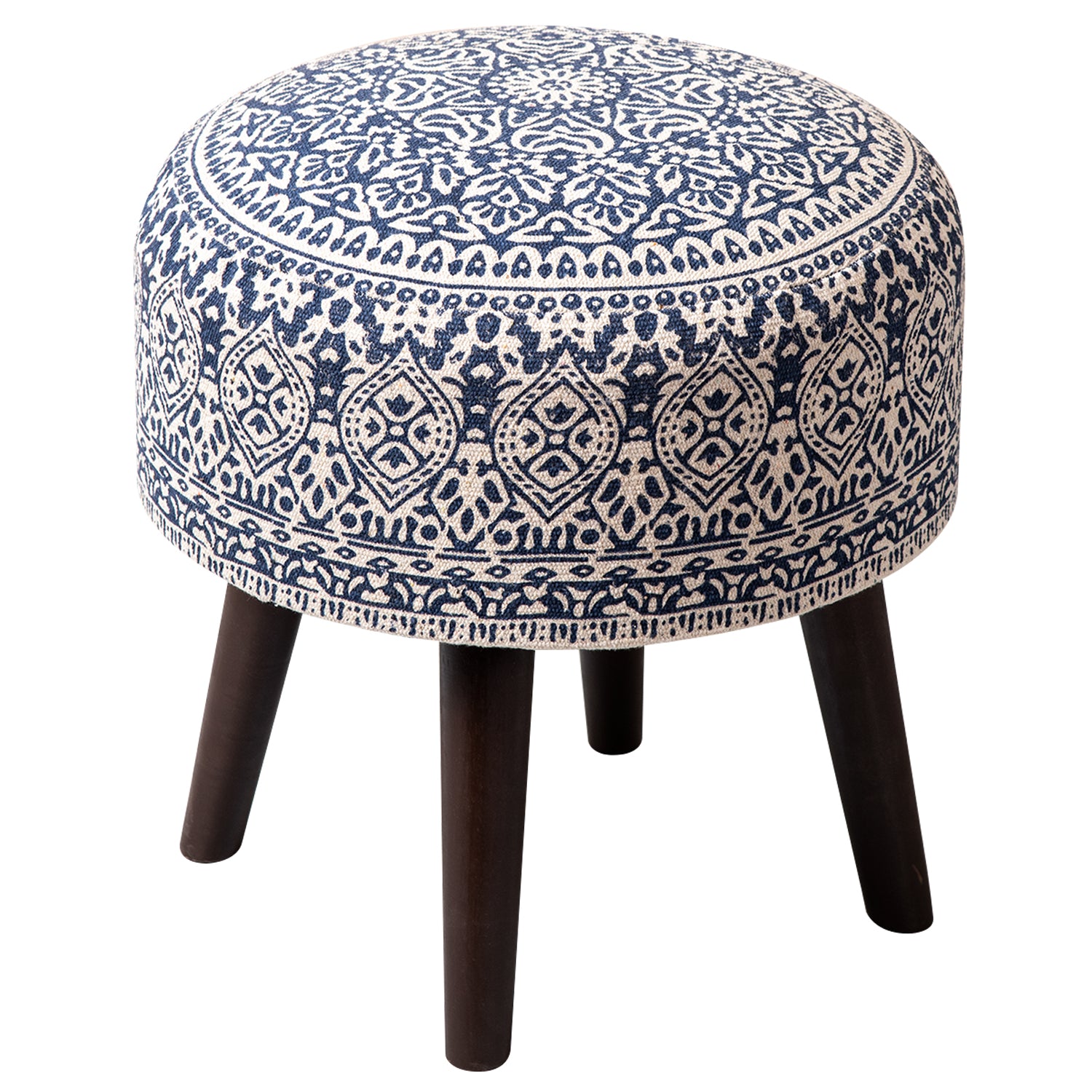 decorative printed ottoman