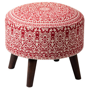 round wooden stool