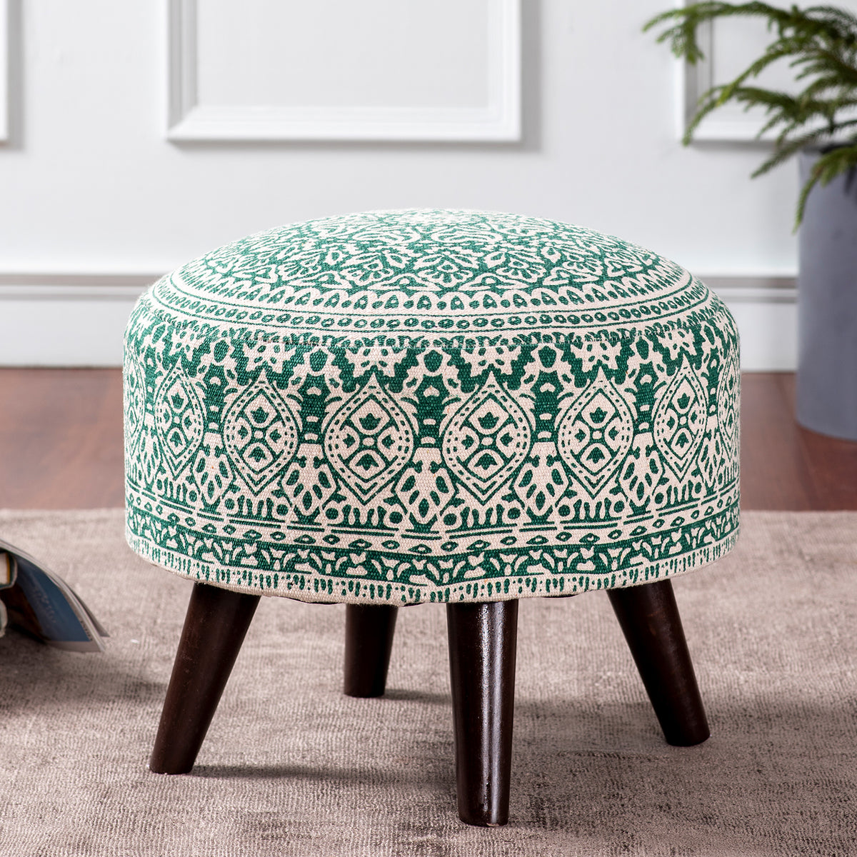 wooden foot stool