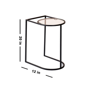 Magazine Side Table Black