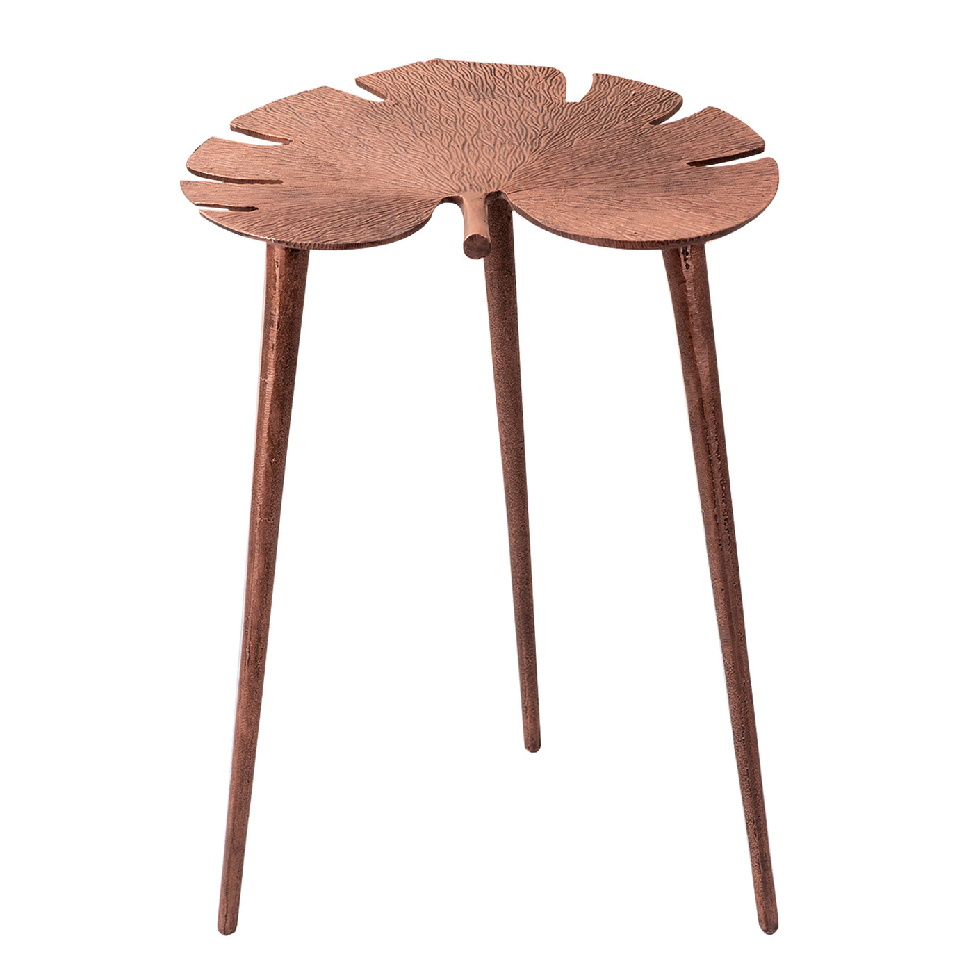 Buy Online Copper Side Table Sofa Side Table Leaf Copper Side Table
