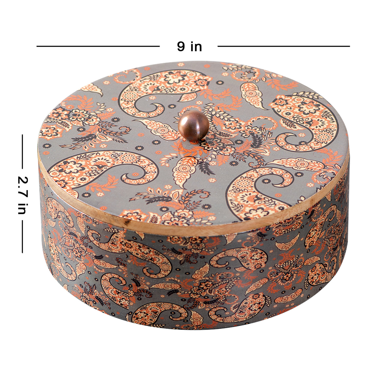 Buy Grey Enamel Print Masala & Roti Box Set Online in India - Nestroots