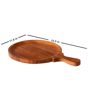 Wooden Pizza Serving Platter