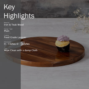 Serving Trays with Golden Handle