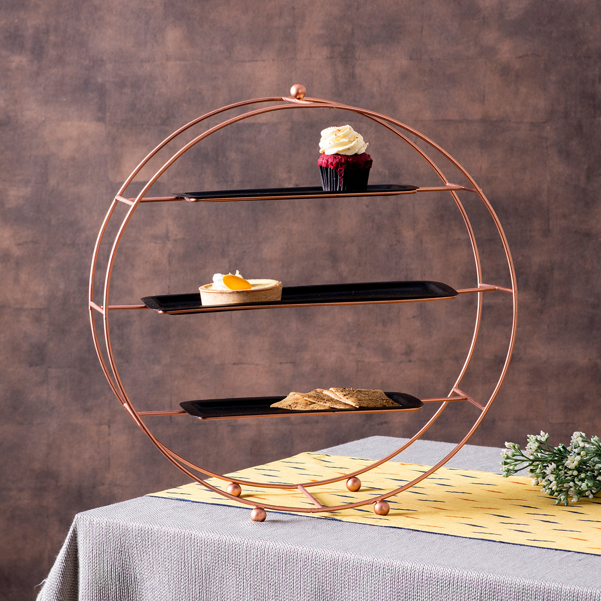 3 tier buffet organizer
