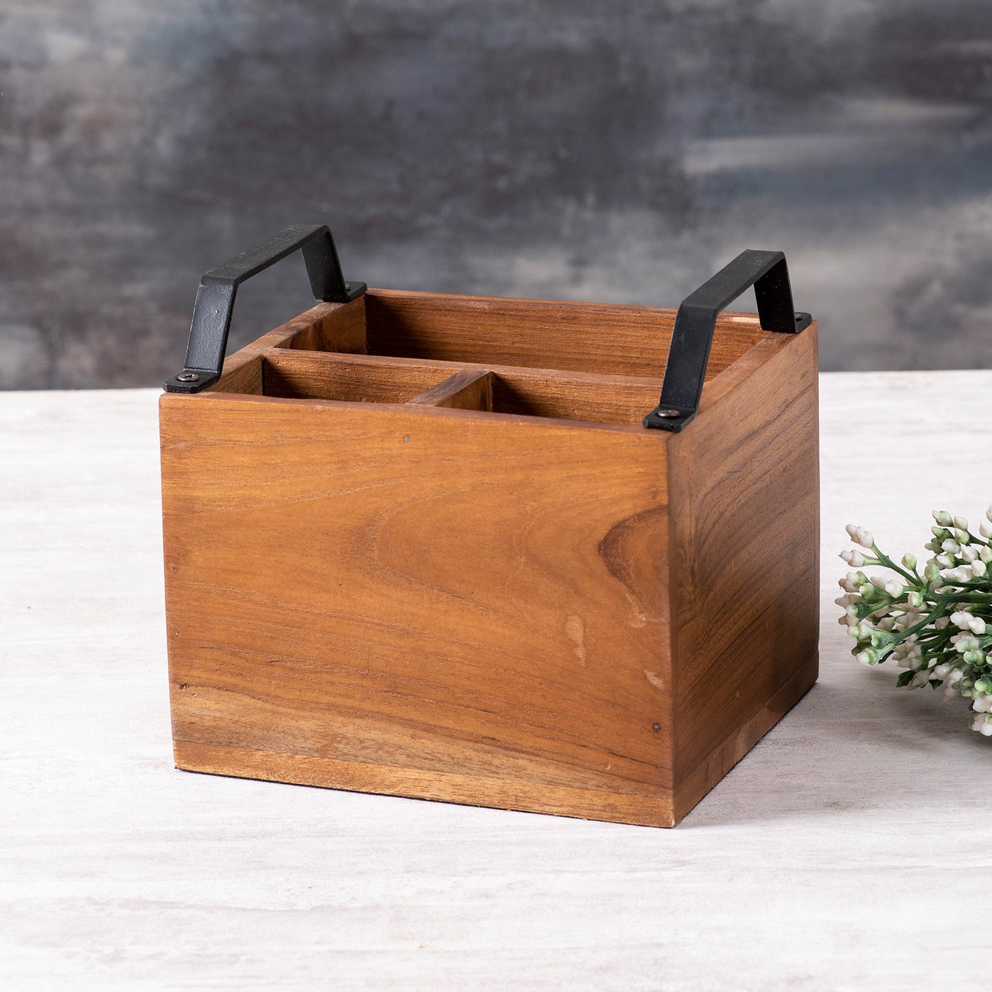 wooden spoon stand