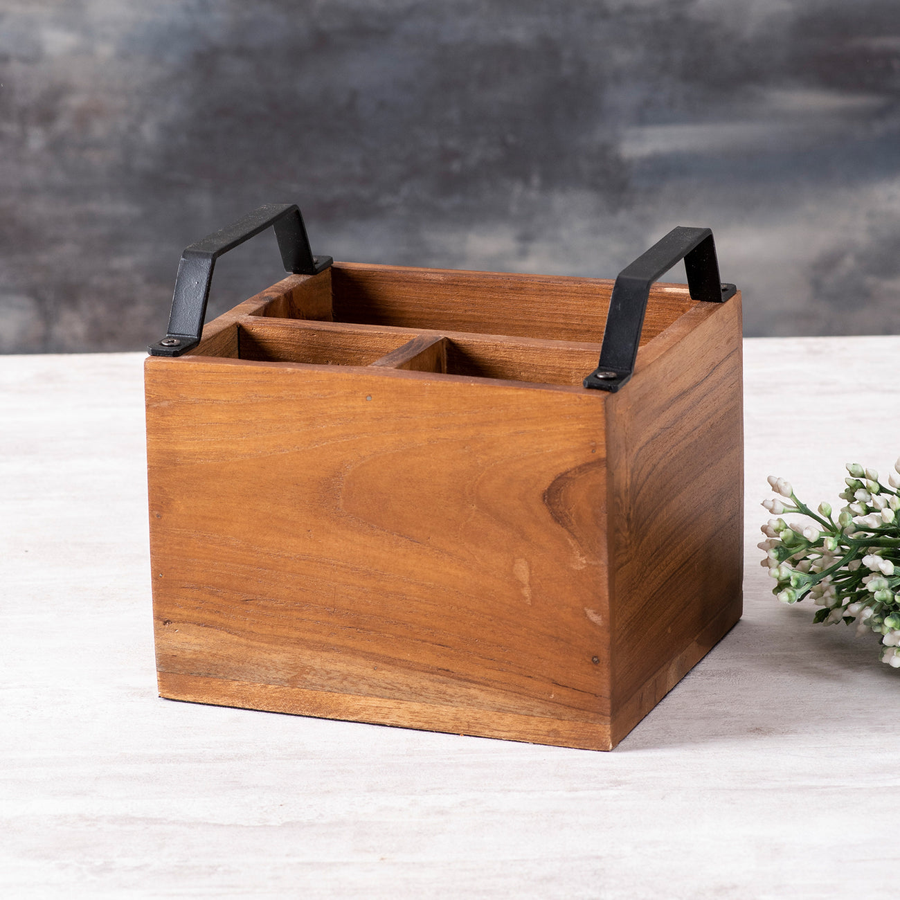wooden spoon stand