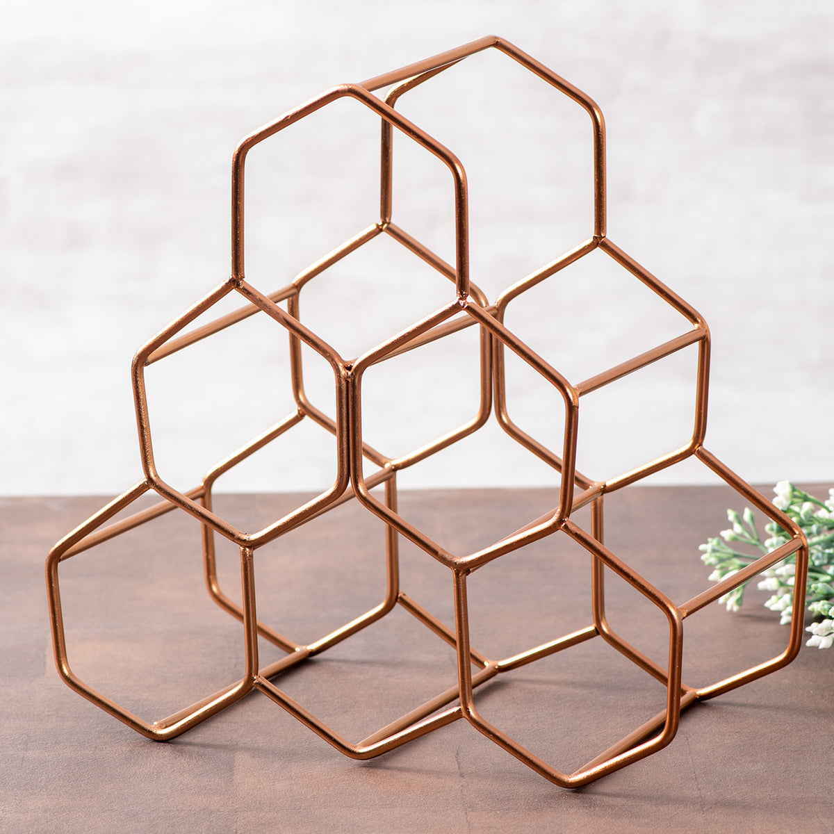 wired wine rack for wine storage