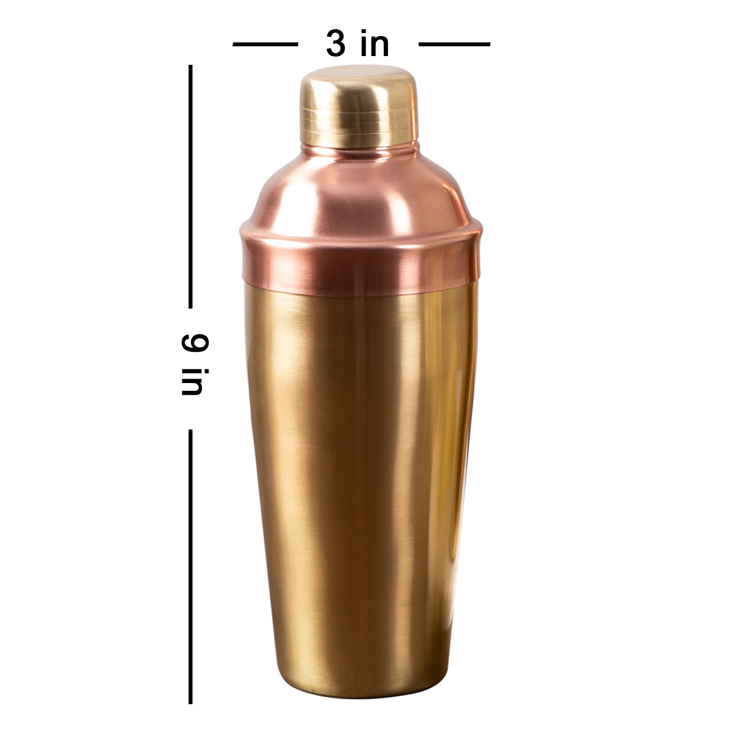 gold cocktail shaker glass