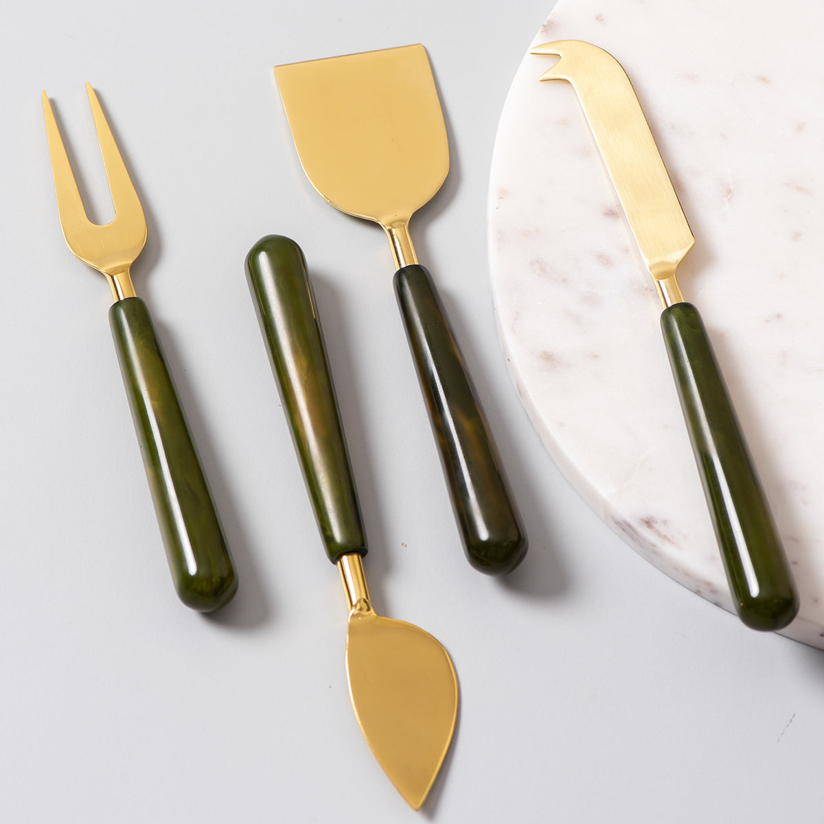 Cheese Knives with Resin Handle 
