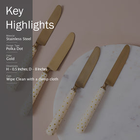 Buy Stylish Gold Cutlery Set 