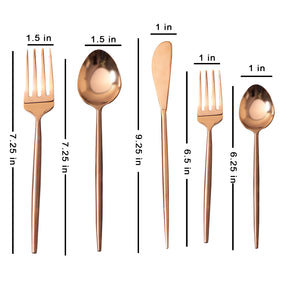 buy gold cutlery