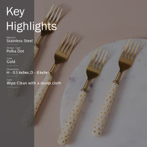 stainless steel fork set
