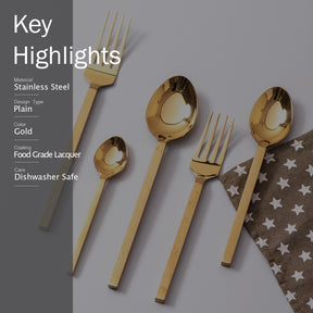 buy gold cutlery