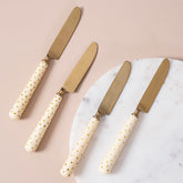 Gold Knifes Set of 4