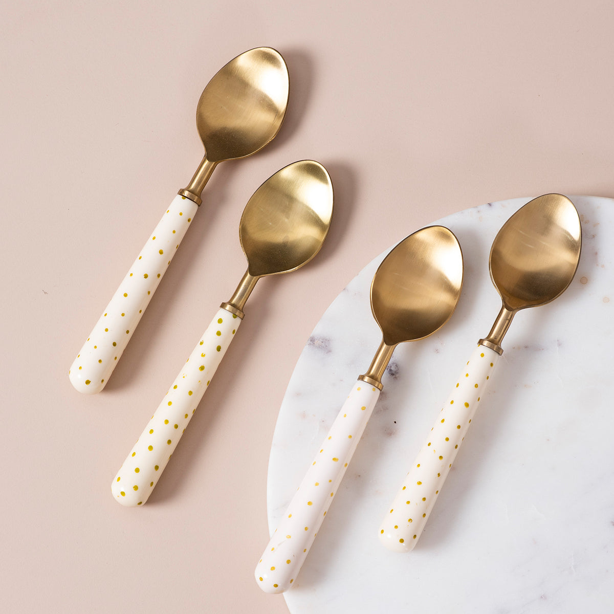 Gold Spoon Set of 4 