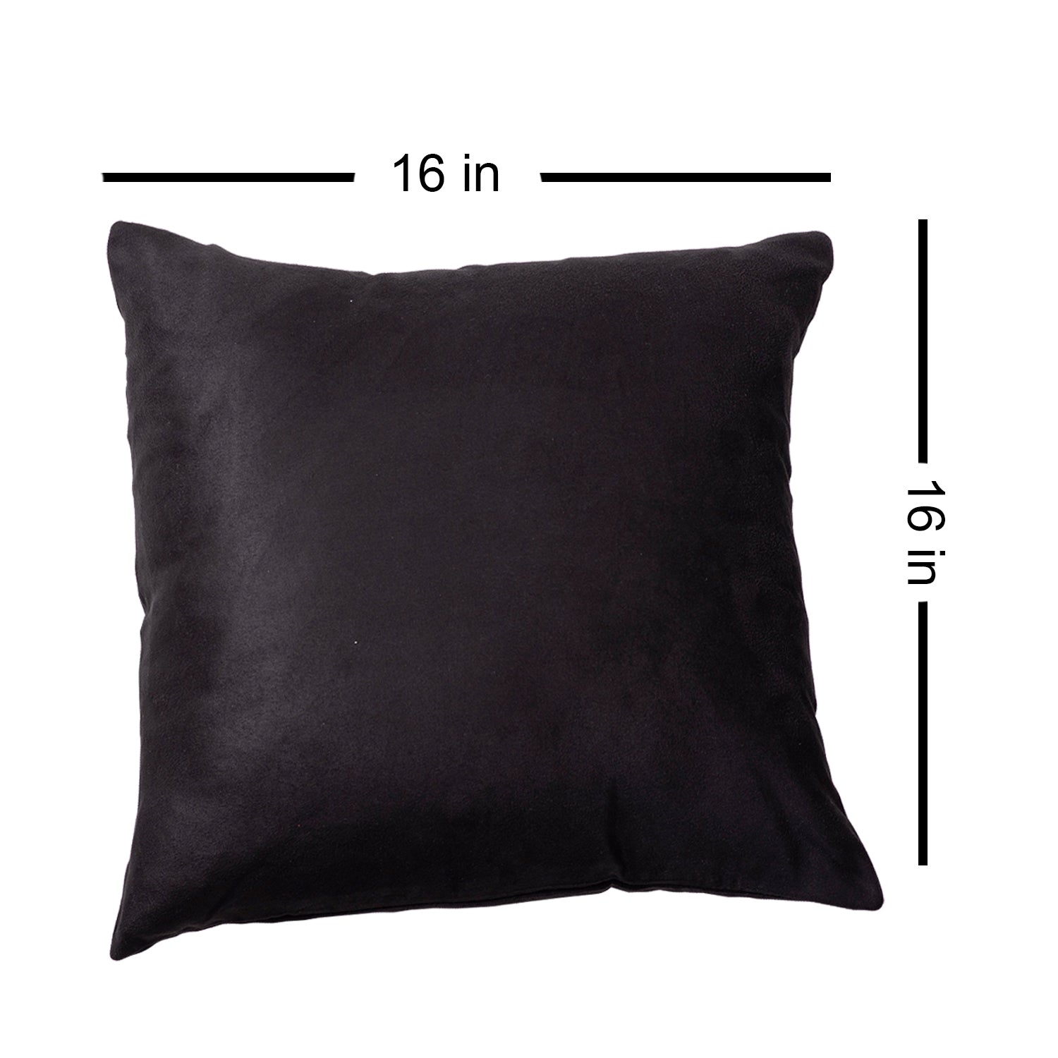 black colour velvet cushion cover 