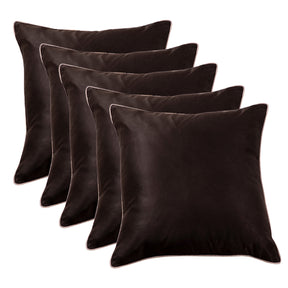 Bohemian Jacquard Cushion Cover Blue 12 X 12 Inches Set of 5