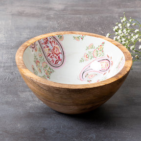 wooden serving bowl