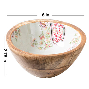 printed serving bowl