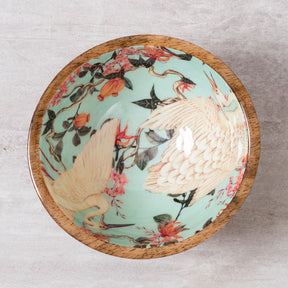 printed serving bowl