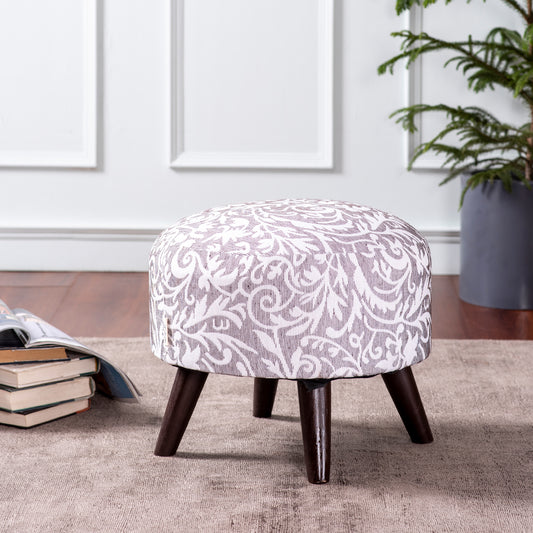 grey ottoman