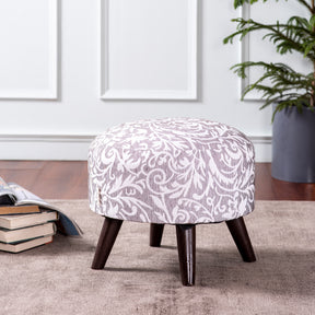 grey ottoman