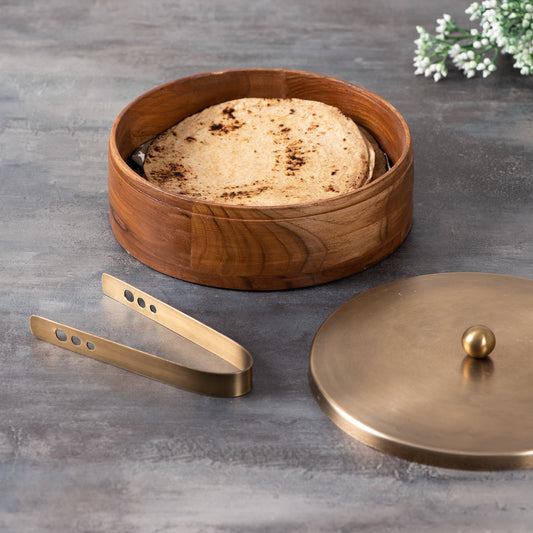 wood roti box
