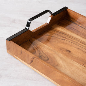 serving tray with handles