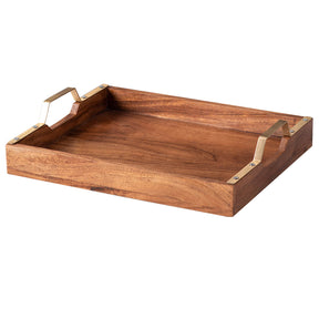 serving tray with handles