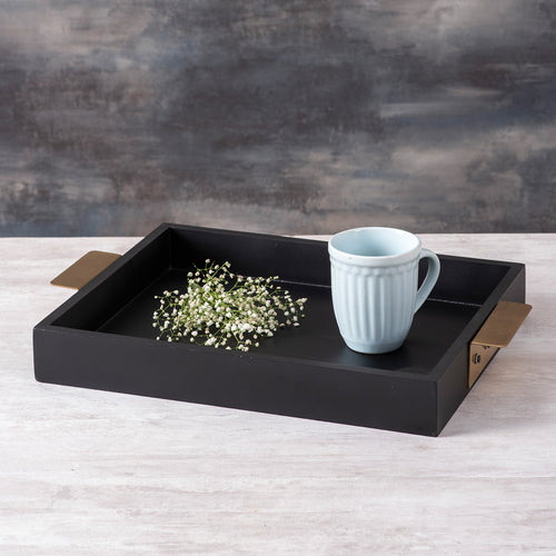 wooden serving tray